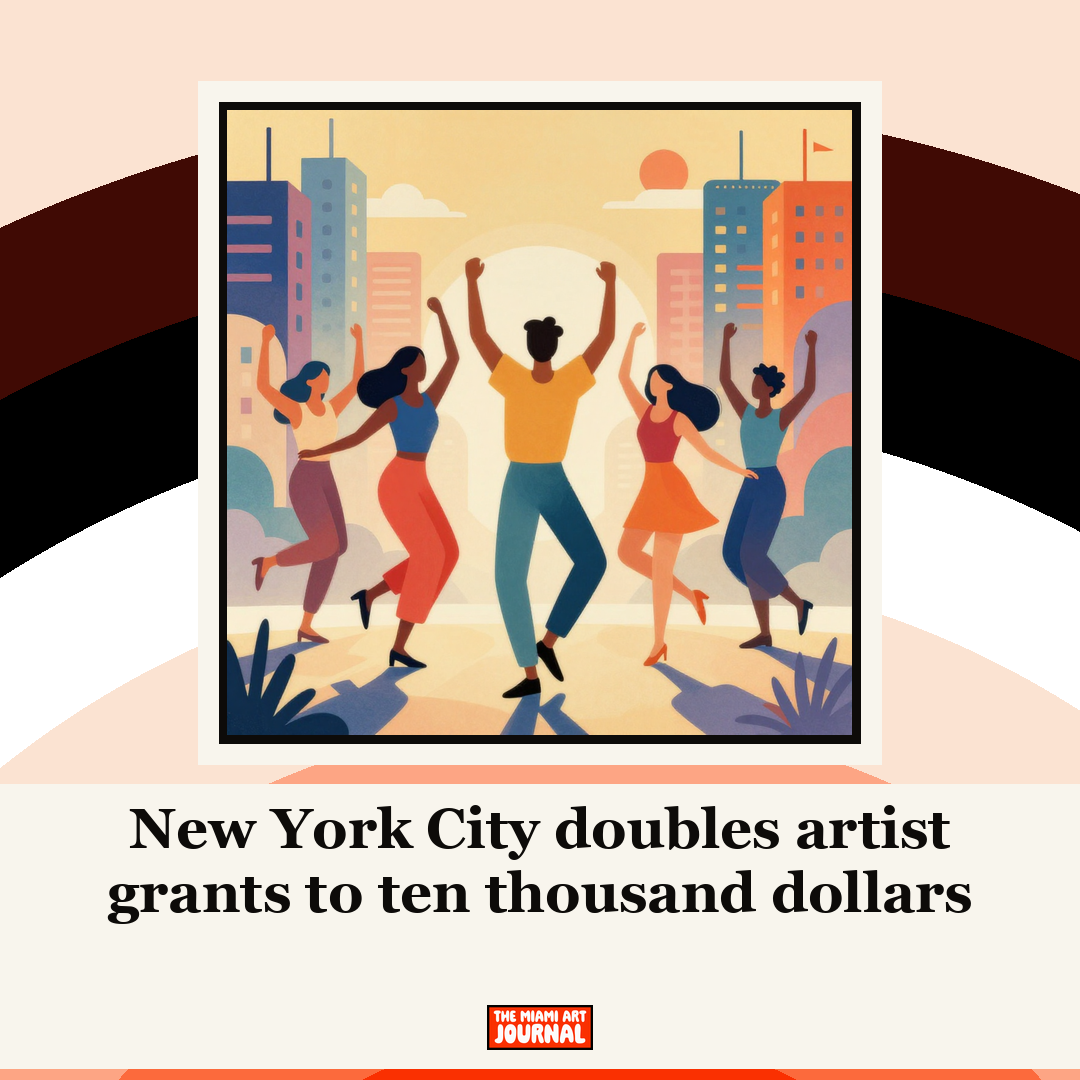 New York City doubles artist grants to ten thousand dollars